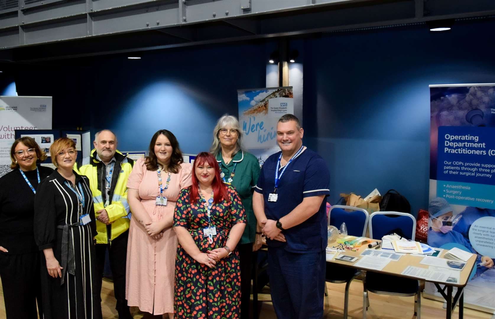Lynn's Queen Elizabeth Hospital was represented at the event. Picture: West Norfolk Council