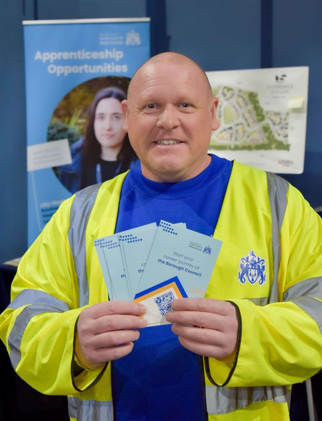 Leaflets were given out at the event. Picture: West Norfolk Council