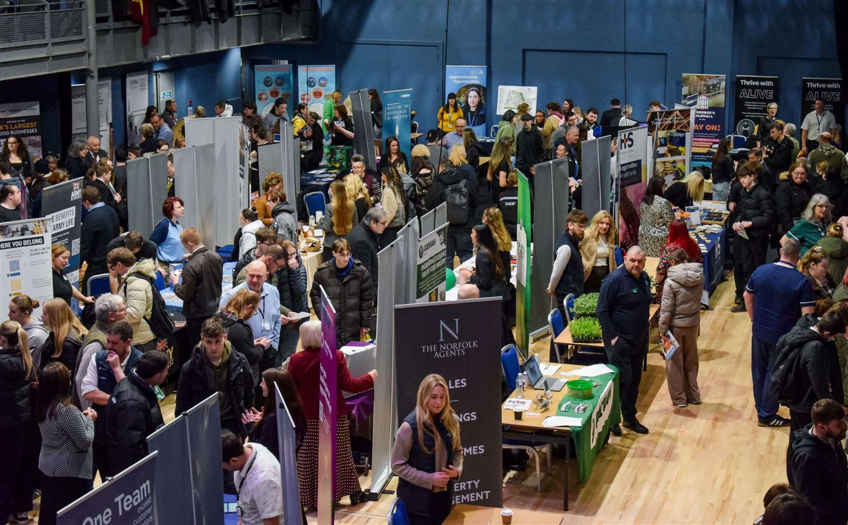 Hundreds attended the special Career & Apprenticeship event. Picture: West Norfolk Council