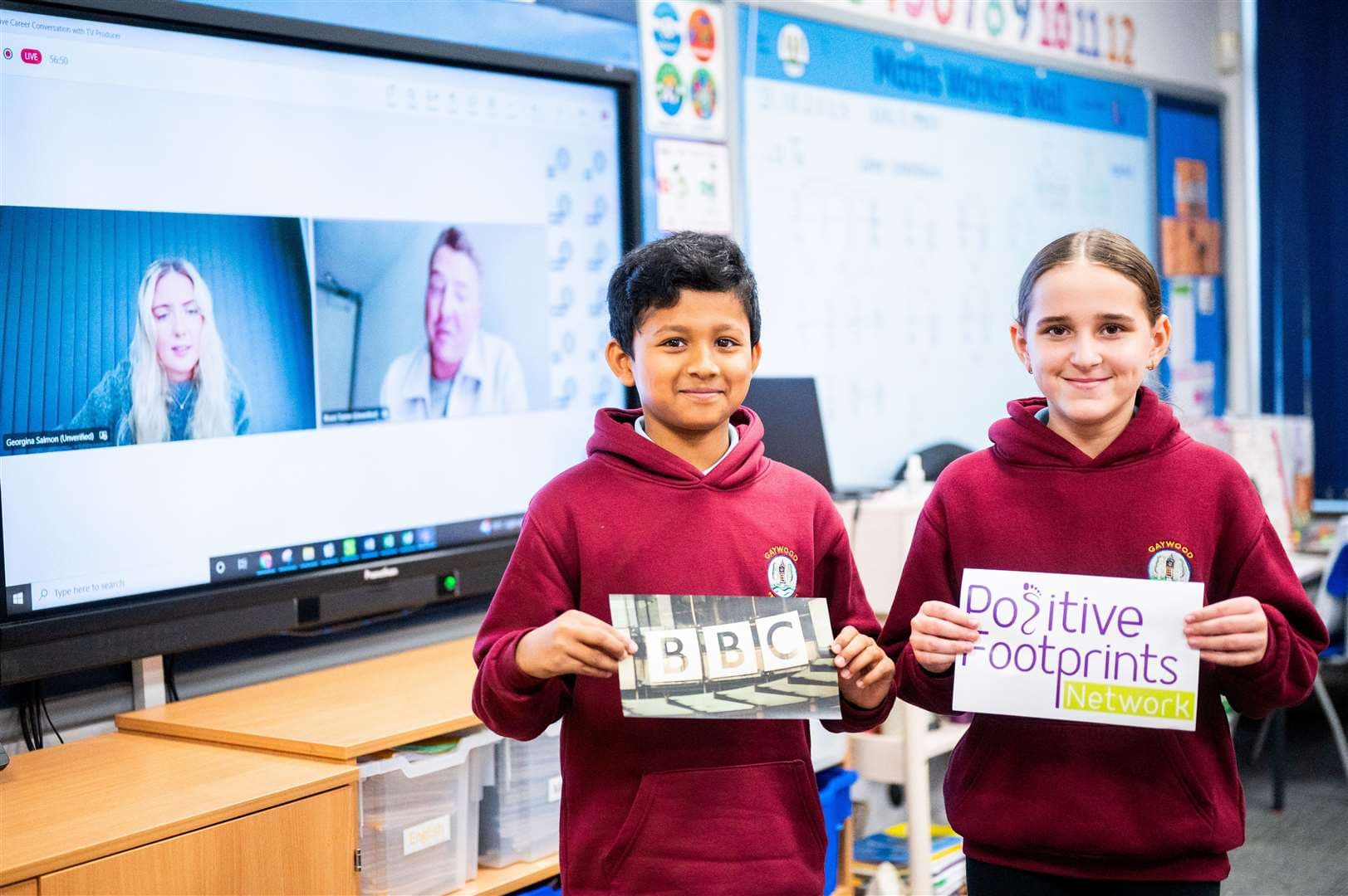 The children were given an insight into his career. Picture: Ian Burt