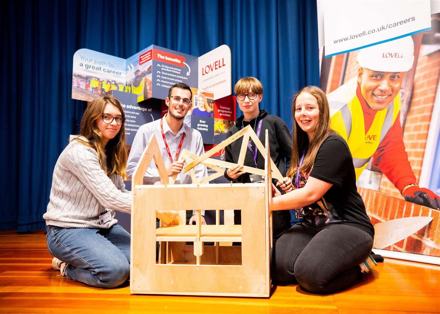Building a brighter future with help from Lovell. Picture: Ian Burt