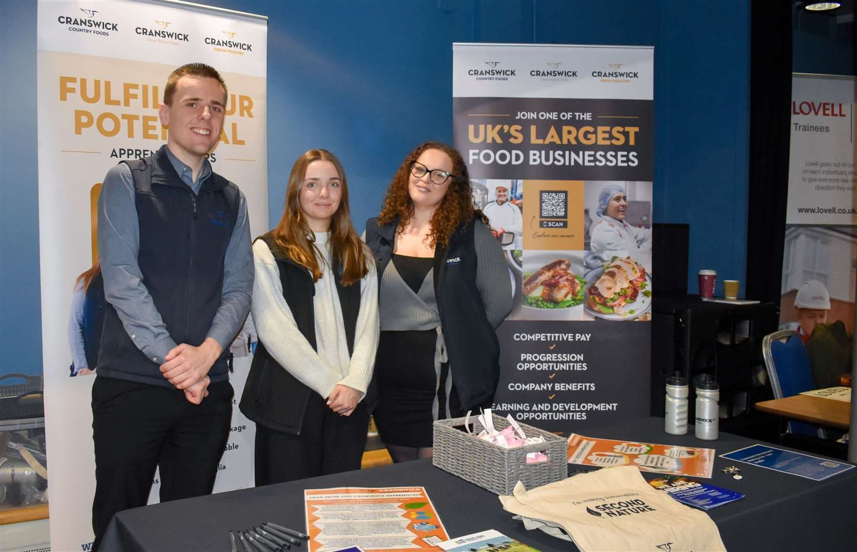 Stallholders spoke about career opportunities and apprenticeship. Picture: West Norfolk Council