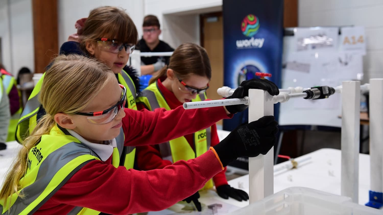 Worley’s pipe fitting activity