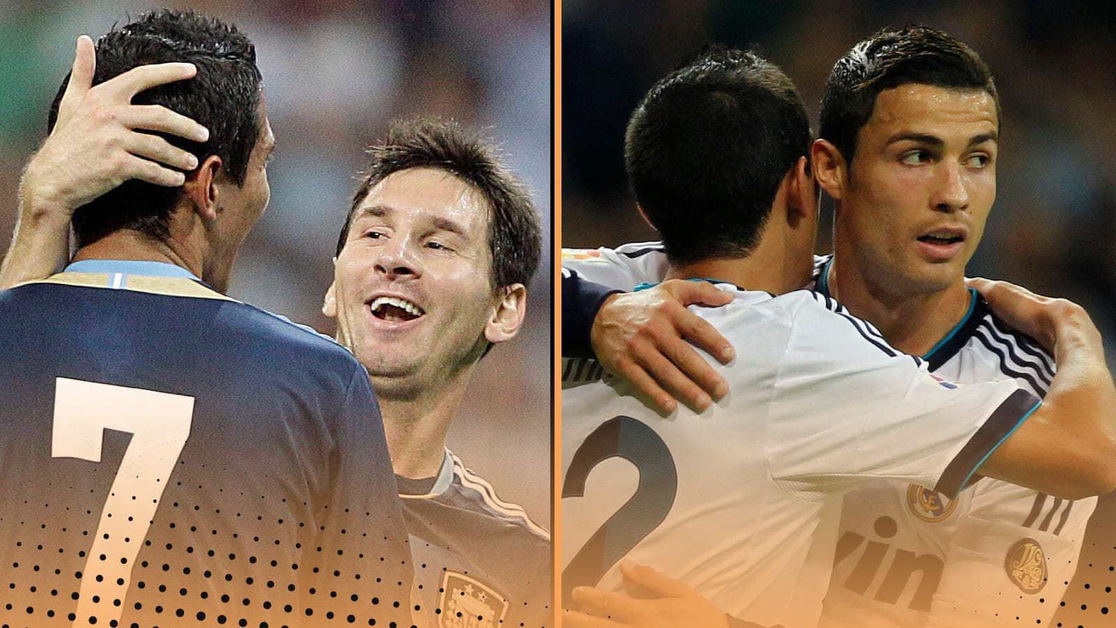 Lionel Messi and Cristiano Ronaldo Team-Mates Played With