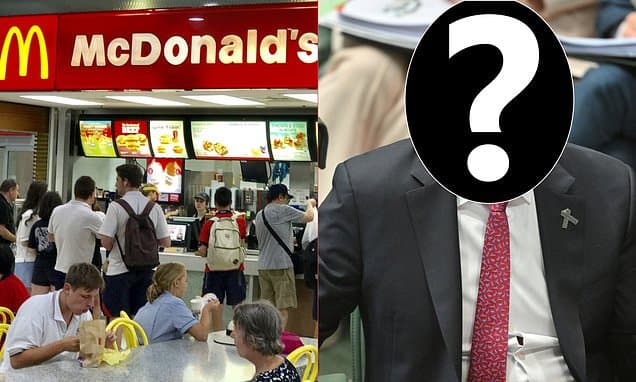 Prime Minister Anthony Albanese at McDonald's