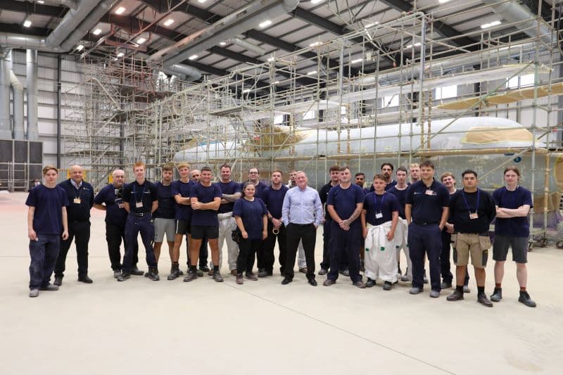 Sky-High Careers: Guaranteed Jobs for Trainees in Aircraft Painting at Teesside Airport
