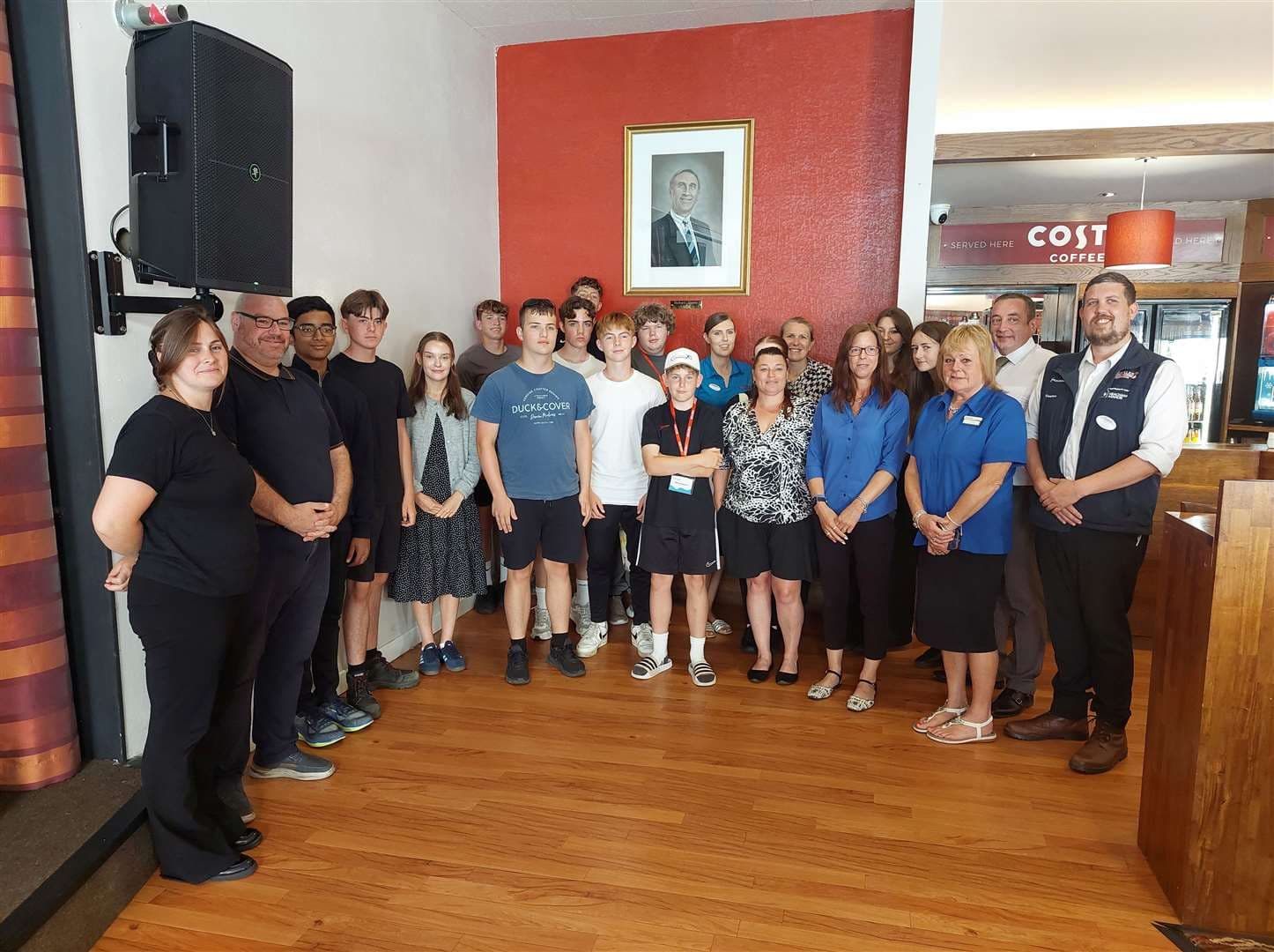 Some travelled as far as Gloucester and Milton Keynes. Pictures: Smithdon High School