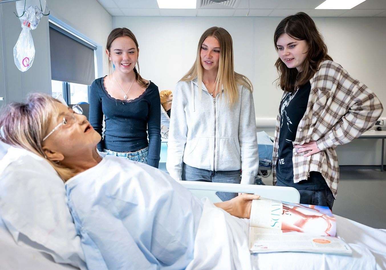 Learning about nursing and healthcare careers