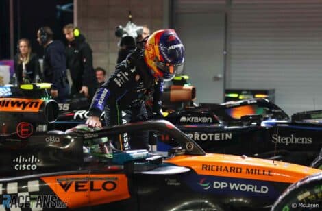 Carlos Sainz Jnr, Lando Norris, Las Vegas Strip Circuit, 2025